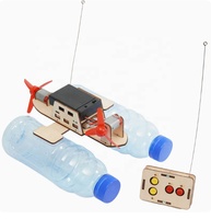 Jouets à assembler : Modèle de turbine éolienne, Bateau télécommandé en bois, Bateau télécommandé électrique RC, Jouets éducatifs scientifiques DIY, Cadeau, Modèle créatif