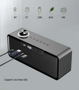 Yayusi belle apparence K5 réveil <span class=keywords><strong>Radio</strong></span> FM BT haut-parleurs portables avec Support en métal écran affichage Support horloge TF mains libres - Product Image 6