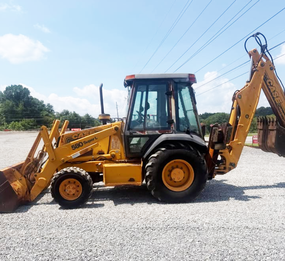 Used CASE 580 Super L Backhoe Loader Wheel Loader Compact Construction ...