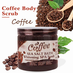 Venta al por mayor de productos de belleza naturales orgánicos blanqueamiento exfoliante corporal sal café exfoliante bálsamo Exfoliante para uso doméstico todo tipo de piel - Product Image 4