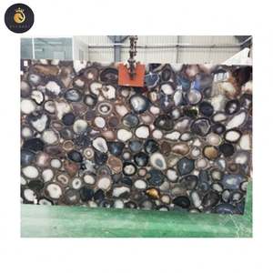 Italy Monte <span class=keywords><strong>Carlo</strong></span> grey Agate đánh bóng tấm & gạch đá tự nhiên - Product Image 6