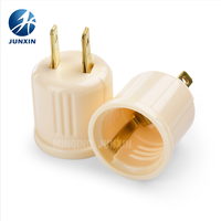 Adaptador de Enchufe a Portalámparas, Convierte un Enchufe en un Portalámparas E26, Soporte para Lámpara