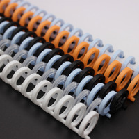Anneaux de reliure en spirale en PVC, peigne en plastique pour la reliure de cahiers, fournitures scolaires et de bureau