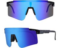 Lunettes de sport OEM personnalisées sans monture, anti-UV400, coupe-vent, verres anti-lumière bleue, miroir polarisé pour la randonnée, le cyclisme et les sports