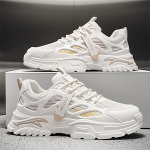 The 2026 Spring New Stylish Men's Mesh Casual Sneakers Are Simple and Trendy <b>Height</b> <b>Increasing</b> Recyclable - Product Image 1