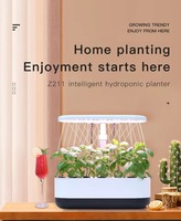 Jardinière électronique intelligente en ABS pour la culture de légumes d'intérieur sur bureau