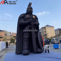 Modèle de guerrier spartiate gonflable géant personnalisé, personnage romain avec épée et bouclier pour la décoration d'événements thématiques et d'expositions