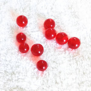 ลูกแก้วแก้วใสสีแดงขนาด 8 มม. 10 มม. ลูกแก้วแก้วหลากสีโปร่งใส พร้อมค่าความคลาดเคลื่อน +/-0.05 มม. - Product Image 1