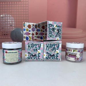 Cosmetic Skincare Packaging Black Amber Pink PET Plastic Body Butter Container Cream Jar 50ml 100ml 120ml 4oz 150 200 Paper Box - Product Image 4