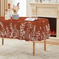 Nappe rectangulaire pour table de réception, motif récolte d'automne, crème chaud, à carreaux, citrouilles, pour décorations de table de fête d'automne