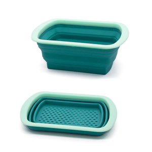 Dụng cụ mới cắt nhựa thớt tùy chỉnh với colander cho nhà bếp - Product Image 4