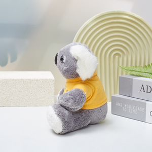 Plusies 19CM promosi LOGO kustom kanguru Koala hadiah sekolah wisuda Zoo Souvenir kaus kustom Logo mainan mewah murah - Product Image 5