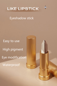 Stylo de maquillage <span class=keywords><strong>fard</strong></span> <span class=keywords><strong>à</strong></span> paupières miroitant crème de luxe de marque privée bâtonnet double couleur végétalien pour ombre <span class=keywords><strong>à</strong></span> paupières <span class=keywords><strong>bicolore</strong></span> au teint foncé - Product Image 4