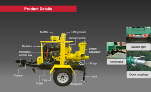 Zelfaanzuigende Dieselmotor Mobiele Vacuümpomp, Landbouwirrigatie Waterbehandelingsapparatuur - Product Image 4