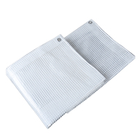Impression de logo personnalisé de qualité supérieure 4X5M bâche en plastique PE imperméable avec oeillets rideau lourd pour une utilisation en extérieur