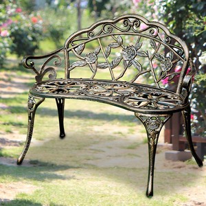 Chaise <span class=keywords><strong>de</strong></span> parc <span class=keywords><strong>banc</strong></span> d'extérieur chaise à fleurs Carton forgé meubles modernes <span class=keywords><strong>Pvc</strong></span> chaise <span class=keywords><strong>de</strong></span> noddle fonte d'aluminium fer <span class=keywords><strong>jardin</strong></span> Patio loisirs - Product Image 4