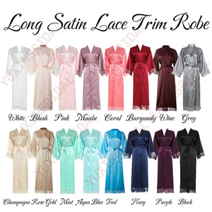 Abito di lusso in seta e pizzo camicia <span class=keywords><strong>da</strong></span> <span class=keywords><strong>notte</strong></span> <span class=keywords><strong>da</strong></span> <span class=keywords><strong>donna</strong></span> <span class=keywords><strong>taglie</strong></span> <span class=keywords><strong>forti</strong></span> abiti <span class=keywords><strong>da</strong></span> damigella in raso lungo abito pigiama - Product Image 2
