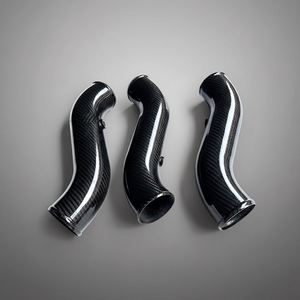 SHENYU - Juego de Mangueras de Admisión de Aire para Automóvil de Fibra de Carbono 3K, Grosor de 5 mm, Alto Flujo, Temperatura de Trabajo de 200 °C - Product Image 1