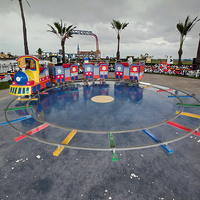 Attractions pour enfants en intérieur et en extérieur, manège Luna Park, parc d'attractions, montagnes russes sans moteur pour aire de jeux à domicile, centre commercial