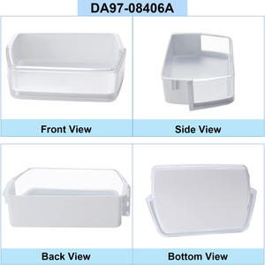 Refrigerator Compartment <b>Storage</b> <b>Box</b> Rectangle Food Grade Plastic Freshness Preservation Fridge Organizer - Product Image 4