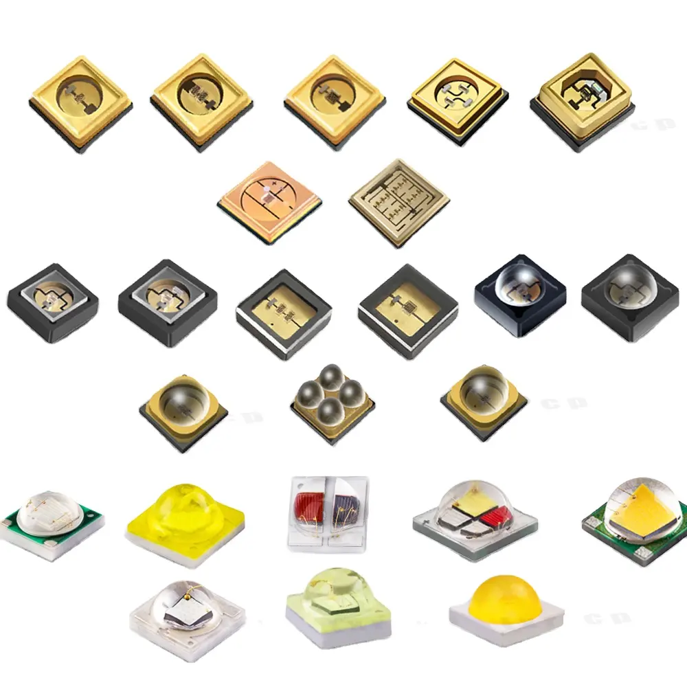 1w 3w 5w 10w 20w30w White Red Green Blue Amber Yellow UV IR RGB RGBW CSP 2016 1860 3570 5050 6868 7070 2525 3535 Led Chip diode