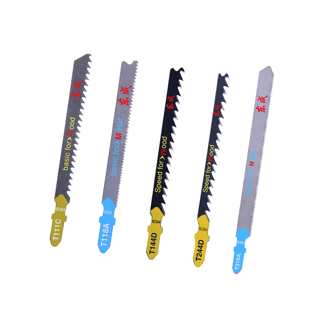 Dongcheng 5-In-1 5-Inch DIY Crafts Jig Saw Blade Fast Tooth Grinding Customizable OEM Carbide Material for Home Production