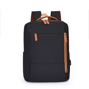 WeiYaLu <b>Backpack</b> Unisex Large Capacity Laptop Compartment White Gray Black Pink Solid Color Shoulder <b>Straps</b> Everyday Use - Product Image 5