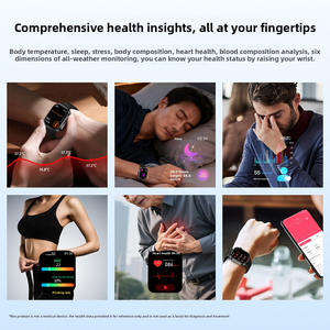 Smartwatch con Schermo AMOLED HD, ECG, HRV, Monitoraggio Frequenza Cardiaca, Sonno, Ossigeno nel Sangue e <span class=keywords><strong>Pressione</strong></span> Sanguigna, Nuovo Modello per Europa e Stati Uniti - Product Image 4