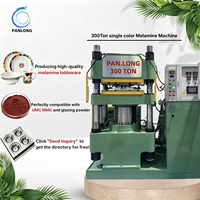 Machine à vaisselle en mélamine monocolore de 300 tonnes produisant des articles de table de haute qualité, y compris des tuiles de mahjong compatibles avec la poudre de mélamine
