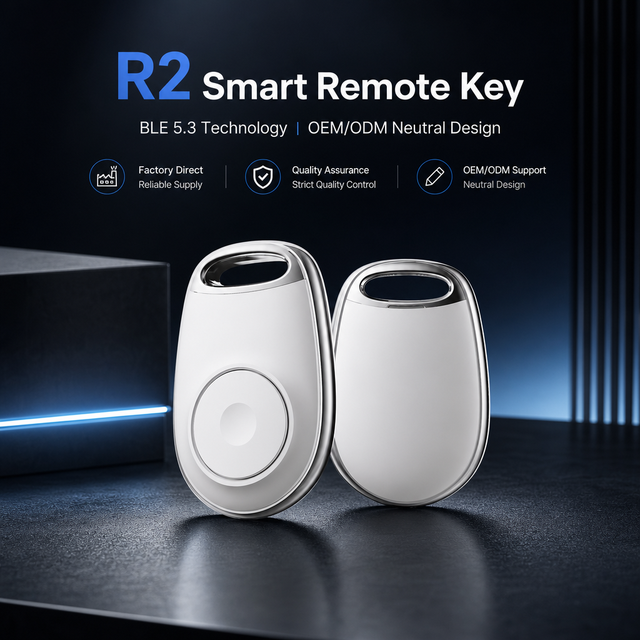 Portable Wireless BLE Keychain Remote Key Fob One-Click Unlock Controller OEM Smart Lock Accessory Smart Locator