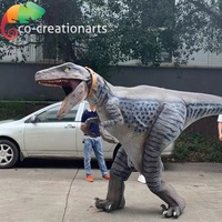 Costume de dinosaure animatronique réaliste grandeur nature pour parcs d'aventure intérieurs et centres commerciaux