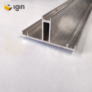 Profilé de mur-rideau en alliage d'aluminium 80x37,5 mm en forme de montagne pour l'installation de verre - Product Image 1