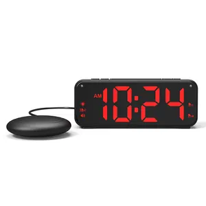Sveglia elettronica Snooze vibrazione orologio digitale a Led da tavolo minimalista con vibratore
