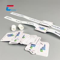 Carte de visite numérique personnalisée, mini-étiquette RFID, bracelet NFC, puces NTAG213/215, design étanche, contrôle d'accès social, 13,56 MHz CXJ