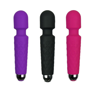 20 patrones vibrador de varita Mini masajeador de varita USB recargable Silicona vibradores para <span class=keywords><strong>mujer</strong></span> juguete del sexo - Product Image 6