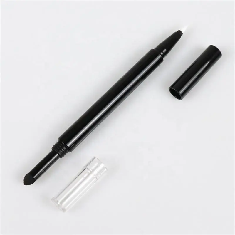 Double Head 2 In 1 Mascara Eyebrow Powder Pencil Liquid Eyeliner Empty Plastic Pen Tube