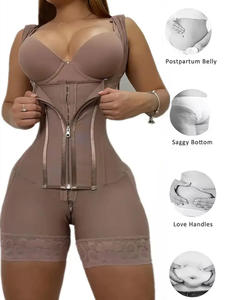 ชุดกระชับสัดส่วนหลังคลอดแบบเต็มตัว ผ้ายืดไน<span class=keywords><strong>ล</strong></span>อน ช่วย<span class=keywords><strong>ยก</strong></span>กระชับสะโพกแ<span class=keywords><strong>ล</strong></span>ะหน้าท้อง สำหรับผู้หญิง - Product Image 4