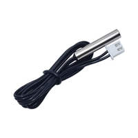 Sonde de température de précision NTC, W1209, 0.5m/1m/2m/3m, étanche, capteur de température, 10K 1% 3950, câble métallique, pour W1401