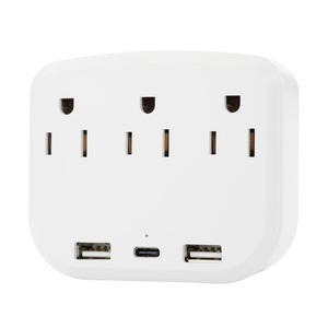 Nueva tendencia América extensión toma de corriente 4Way Outlet 2USB cargador enchufe de EE. UU. Usb Power Strip Protector contra sobretensiones 4Gang Socket Extender - Product Image 5