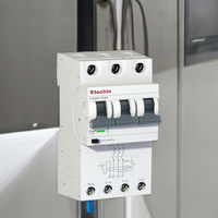 1P + N/3p + N RCBO 10kA Rcd Type AC,A,AC-S,A-S disjoncteur résiduel 16A-63A Mini disjoncteur à courant résiduel