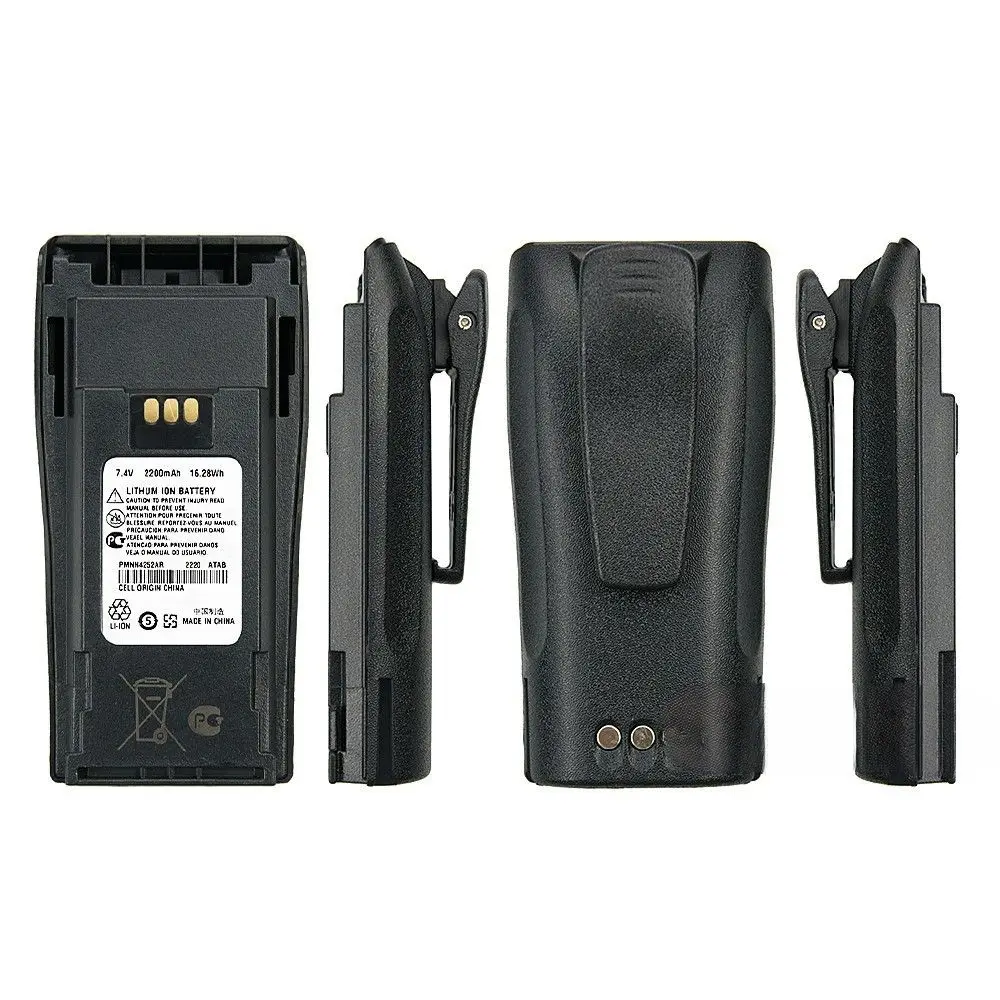 2200Mah Pmnn4252ar Batterij Vervangende Li-Ion Batterijen Voor Motorola Cp040 Cp140 Cp160 Cp180 Cp150 Cp200 Dp1400 Tweeweg Radio 'S