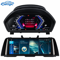 Tableau de bord numérique LCD 12,3 pouces, cockpit virtuel et lecteur DVD de voiture Android 10,25 pouces pour BMW Série 5 F10 F11 2010-2017 CIC NBT