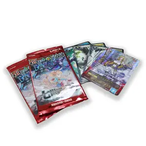 Kotak Booster Game kartu desain Anda sendiri cetak kustom paket kartu koleksi TCG