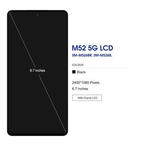 Pantalla Táctil OLED de 6.7'' para Teléfono Móvil, con Marco y Digitalizador, para <span class=keywords><strong>M52</strong></span> 5G M526 M526B, 1 Año de Garantía, Venta al Por Mayor - Product Image 2