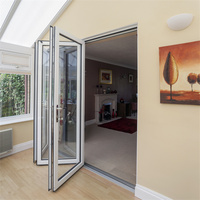 Porte coulissante en verre dépoli AS2047, portes d'entrée en PVC, design asiatique pour appartement et villa, quincaillerie Kin Long