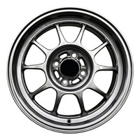 Jantes en alliage de vente chaude 17*7 PCD 4*100 ET40 CB73.1