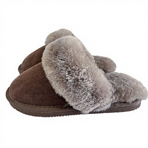 Pantofole <span class=keywords><strong>da</strong></span> <span class=keywords><strong>Donna</strong></span> Personalizzabili in Pelle di Pecora con Tomaia e Fodera Interamente in Pelle di Pecora, Ultra Morbide e Calde, con Tallone Chiuso, per Interni - Product Image 2