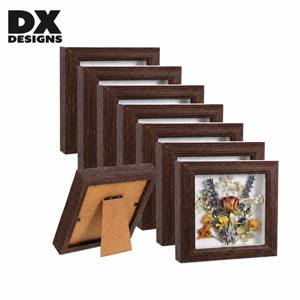 <span class=keywords><strong>กรอบ</strong></span><span class=keywords><strong>รูป</strong></span>ไม้ DX Designs ขนาด 4x4 5x5 6x6 8x8 นิ้ว แบบ Shadow Box ลึก 3 ซม. สำหรับจัดแสดงภาพ 3 มิติ ดอกไม้แห้ง <span class=keywords><strong>เปลือก</strong></span><span class=keywords><strong>หอย</strong></span> ของตกแต่งบนโต๊ะ - Product Image 1