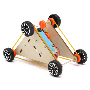 Kit éducatif de voiture tout-terrain à six roues en bois pour enfants, expérience scientifique, modèle de construction, jouet pour 7-9 ans - Product Image 3