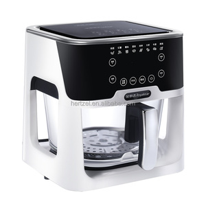 Nuovi arrivi <span class=keywords><strong>5</strong></span> <span class=keywords><strong>litri</strong></span> 1500W Smart Touch Screen Custom Oil Free <span class=keywords><strong>friggitrice</strong></span> elettrica profonda ciotola di vetro caldo <span class=keywords><strong>friggitrice</strong></span> <span class=keywords><strong>ad</strong></span> <span class=keywords><strong>aria</strong></span> per uso domestico - Product Image 2